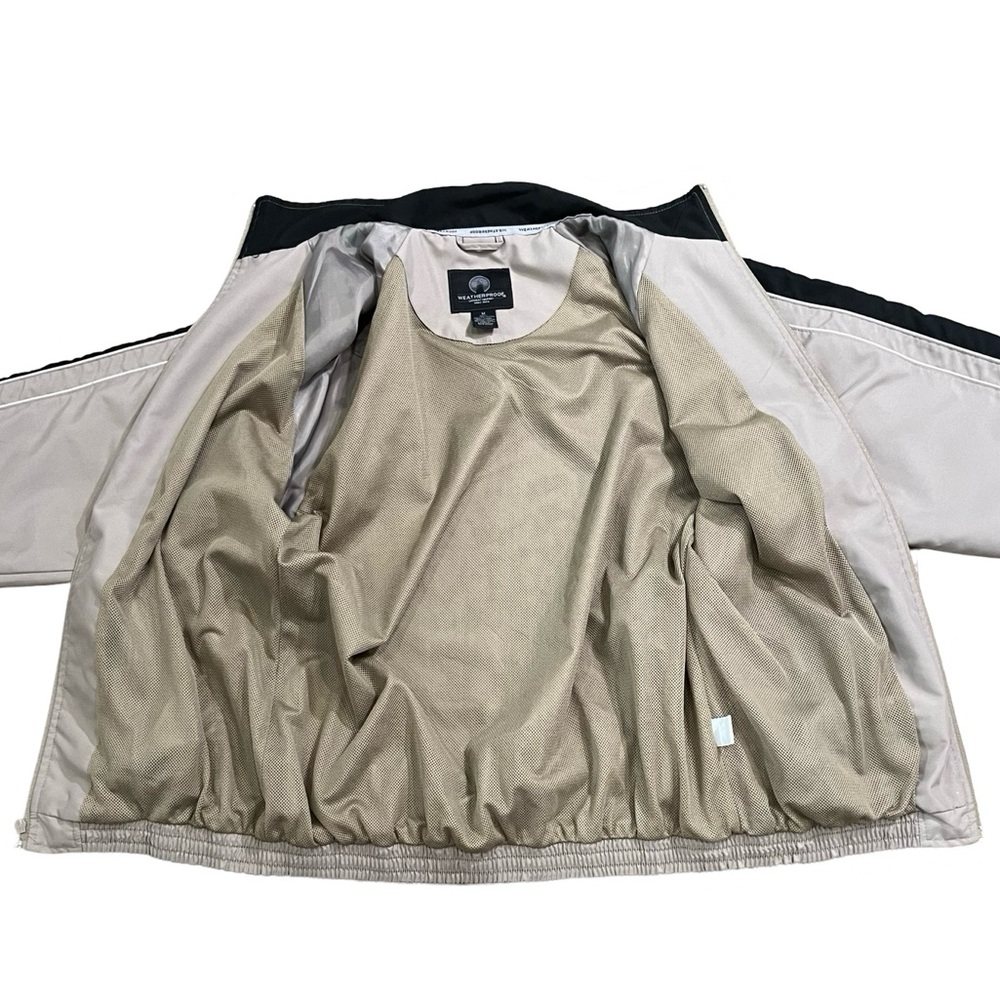 ⭐️ Weatherproof Men’s Jacket | Windbreaker | Full Zip | Tan | Size M | 80s Style - Picture 4 of 8